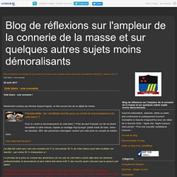 Vote blanc : une connerie - Blog de réflexions sur l'ampleur de la connerie de la masse et sur quelques autres sujets moins démoralisants