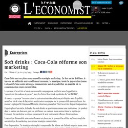 1- Coca Cola adopte une stratégie publicitaire qui vise les jeunes