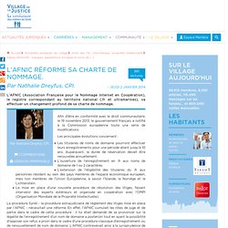 L’AFNIC réforme sa charte de nommage. Par Nathalie Dreyfus, CPI.
