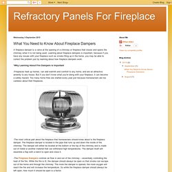 What You Need to Know About Fireplace Dampers