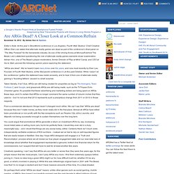 Are ARGs Dead? A Closer Look at a Common Refrain