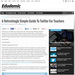 A Refreshingly Simple Guide To Twitter For Teachers