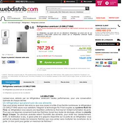 Réfrigérateur américain LG GWL2710NS - Achat vente - Réfrigérateur américain LG GWL2710NS