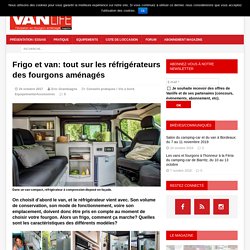 Frigo et van: tout sur les réfrigérateurs des fourgons aménagés - Van Life Magazine