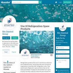 Use Of Refrigeration Spare Products