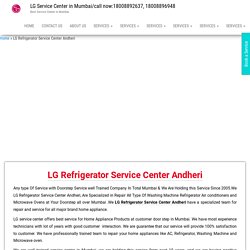 LG Refrigerator Service Center Andheri