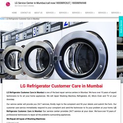 LG Refrigerator Customer Care in Mumbai Maharashtra