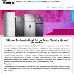 Whirlpool Refrigerator Repair Service Center Mulund in Mumbai Maharashtra