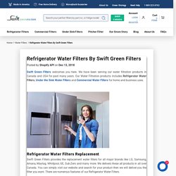 (1) Refrigerator Water Filters By Swift Green Filters