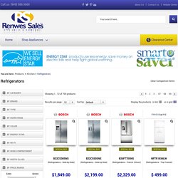 Refrigerators at Renwes Sales