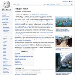 Refugee camp