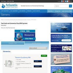 Used MRI from Atlantis Worldwide
