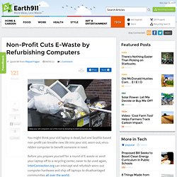 Non-Profit Cuts E-Waste by Refurbishing Computers