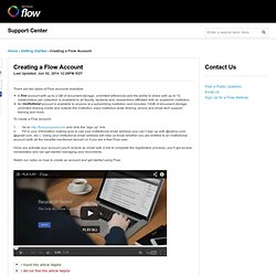 Creating a Flow Account
