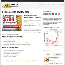 Regal Assets Review 2016