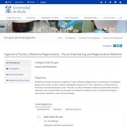 Ingeniería Tisular y Medicina Regenerativa - Tissue Engineering and Regenerative Medicine