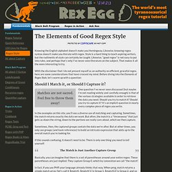 Regex Tutorial—Strategies to write Good Regex