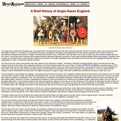 Anglorum - A Brief History of Anglo-Saxon England