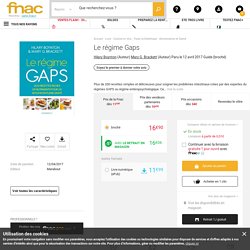 Le régime Gaps - broché - Hilary Boynton, Mary G. Brackett - Achat Livre ou ebook - Achat & prix