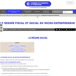 Le régime fiscal et social du micro-entrepreneur