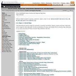 Country and Regional Map Sites
