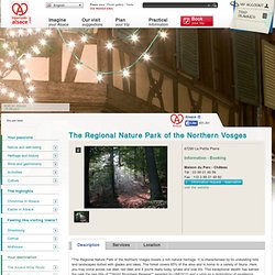 Regional parks : The Northern Vosges Regional Nature Park