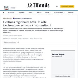 Le vote électronique, remède à l’abstention ? Comprendre le débat qui agite l’entre-deux-tours des régionales