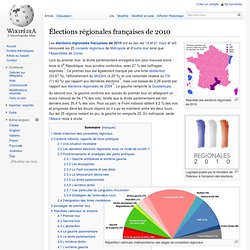 Élections régionales françaises de 2010