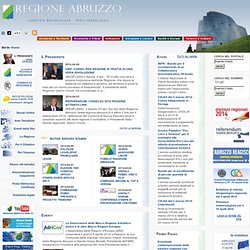 Regione Abruzzo - Home Page Portale