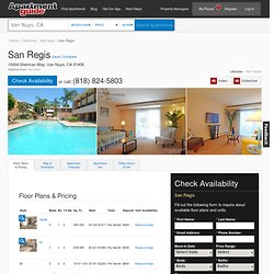 San Regis Apartments - Van Nuys, CA 91406