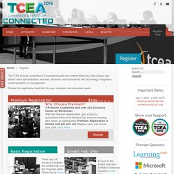 Register » TCEA 2016 Convention & Exposition