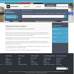 Registered Company Address - Mail Boxes Etc. UK and Ireland