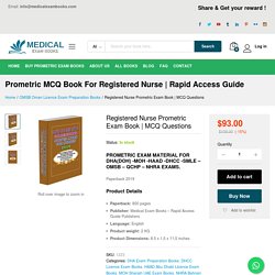 DHA prometric exam sample questions for nurses