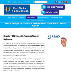 Registered NDIS Providers & Support Western Suburbs Melbourne
