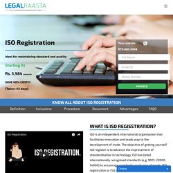 Get ISO certification online