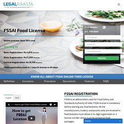 Food License Online consultant