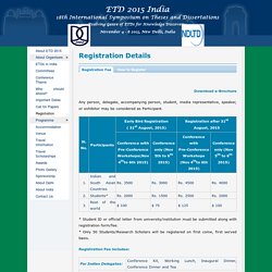 Registration Details