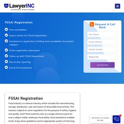 Food Safety License Registration - LawyerInc