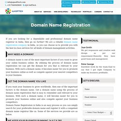Register your Domain with AJA SoftTech