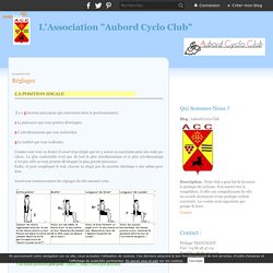 Réglages - Aubord Cyclo Club
