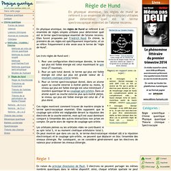 Règle de Hund