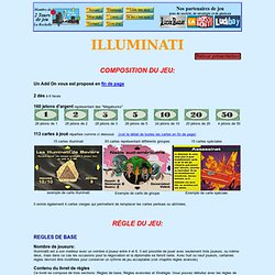 règle du jeu de stratégie illuminati"