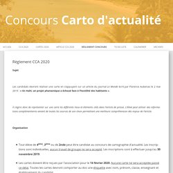 Règlement CCA 2020 - Concours carto