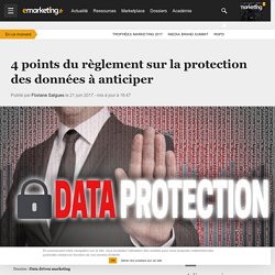 4 points du règlement sur la protection des données à anticiper - Data driven marketing