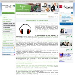 Réglementation du bruit au travail : législation et normes du bruit