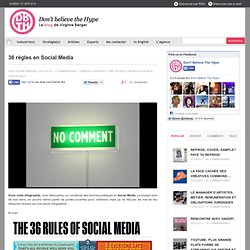 36 règles en Social Media