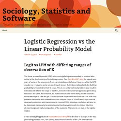 Logistic Regression vs the Linear Probability Model