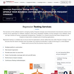 Regression Testing Services USA
