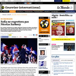Sofia ne regrettera pas Nicolas Sarkozy