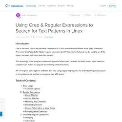 Using Grep &amp; Regular Expressions to Search for Text Patterns in Linux